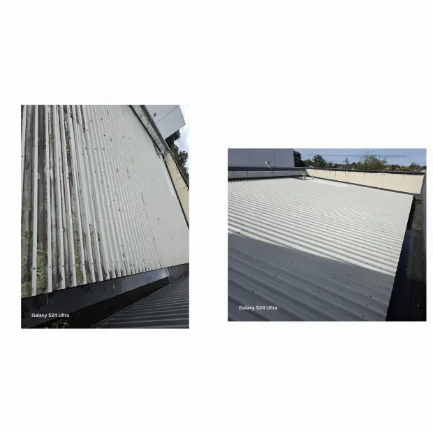 Roof treatment, corrugated