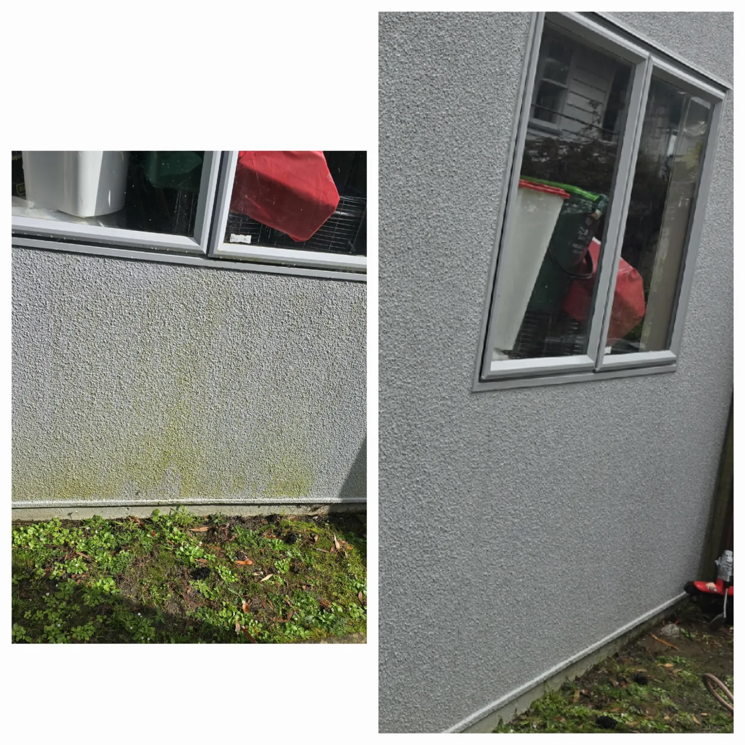 Plaster cladding and joinery
