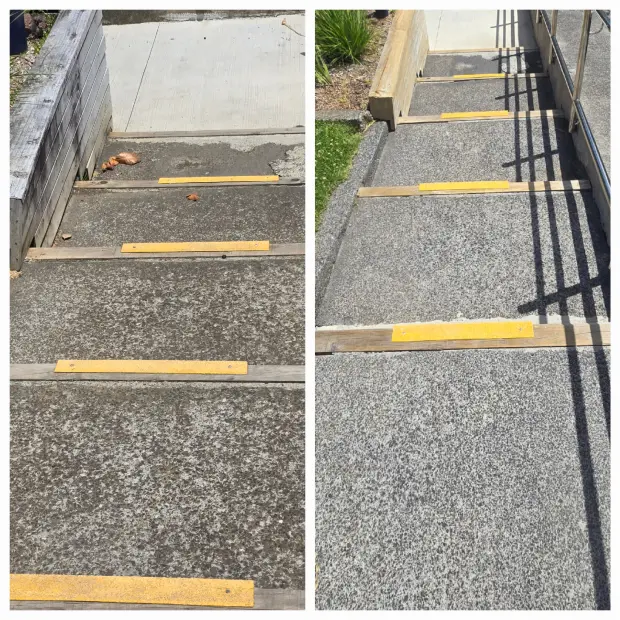 Access steps and safety nosing