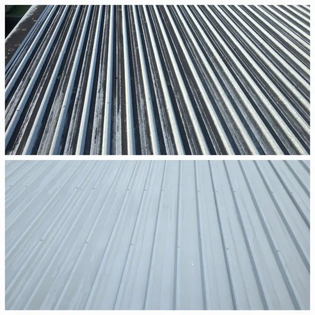 Longrun roof, close