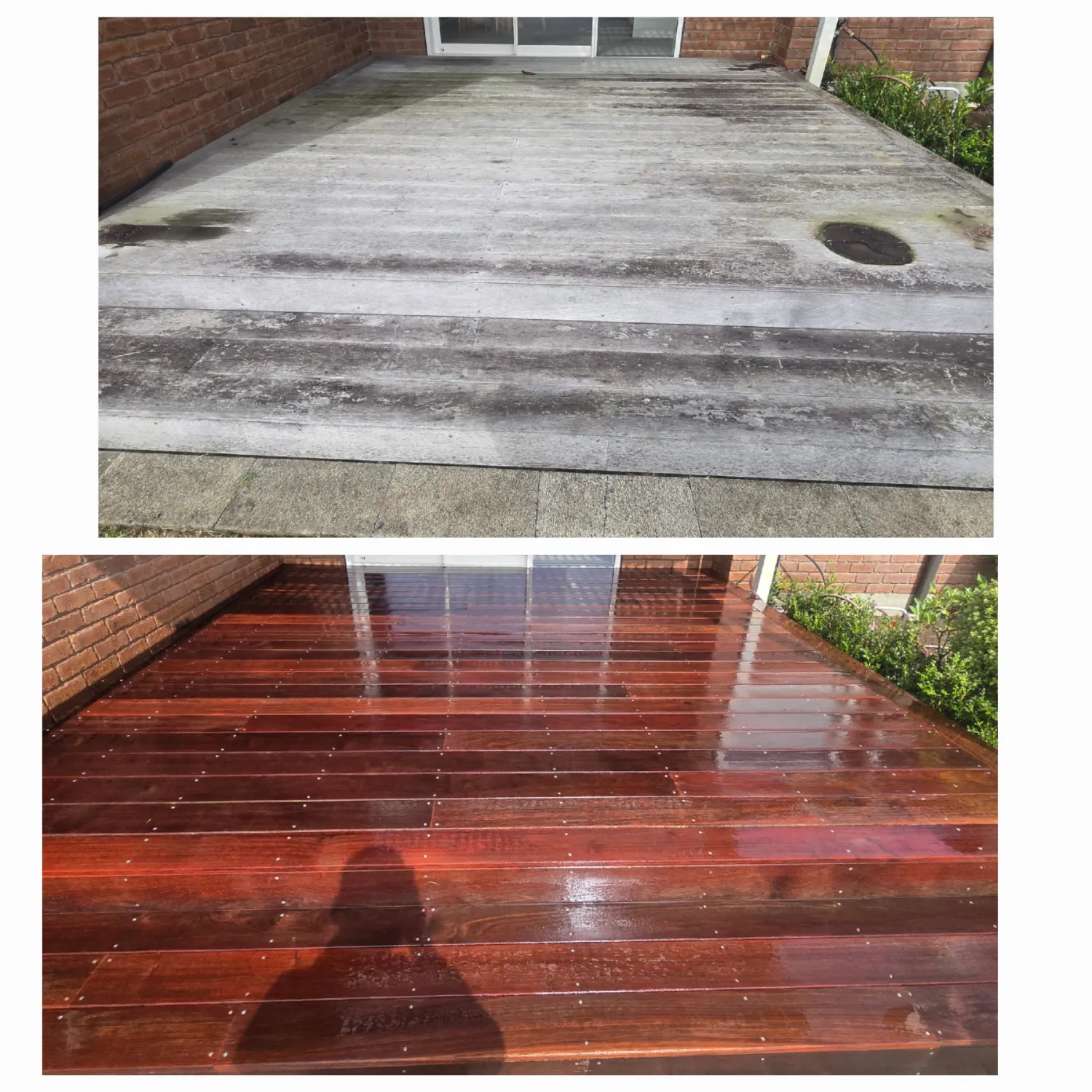 Deck cleaned and re-oiled