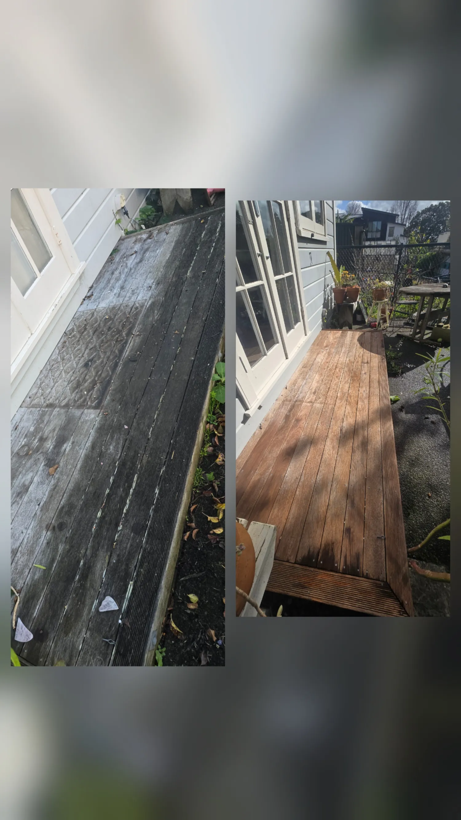 Timber deck and seating